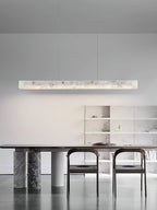 Lampada a sospensione lineare LED in Alabastro