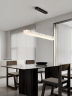 Lampada a sospensione lineare LED in Alabastro