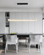 Lampada a sospensione lineare LED in Alabastro
