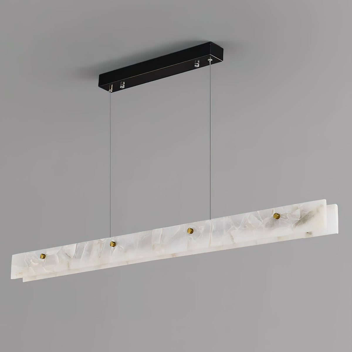 Lampada a sospensione lineare LED in Alabastro