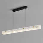 Lampada a sospensione lineare LED in Alabastro