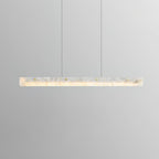 Lampada a sospensione lineare LED in Alabastro