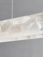 Lampada a sospensione lineare LED in Alabastro