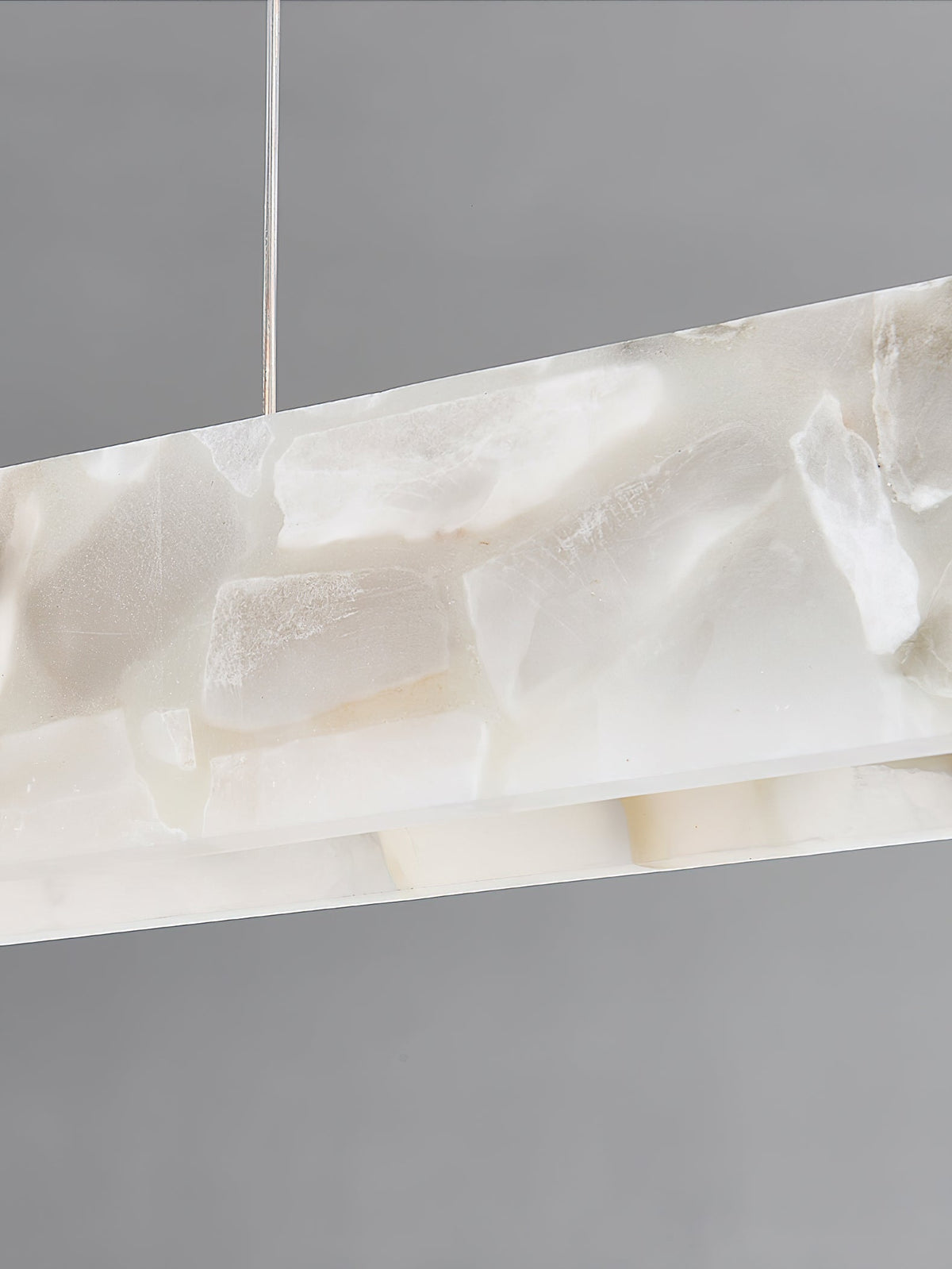 Lampada a sospensione lineare LED in Alabastro