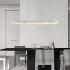 Lampada a sospensione lineare LED in Alabastro