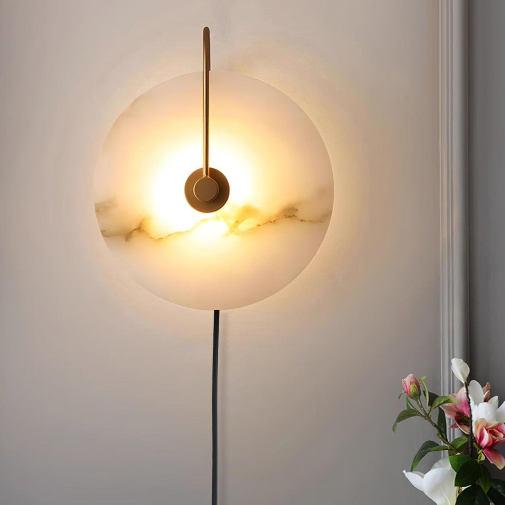 Lampada da parete LED Alabastro Plug-In