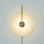 Lampada da parete LED Alabastro Plug-In