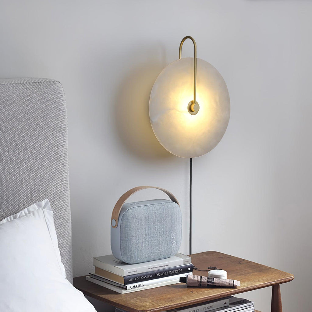 Lampada da parete LED Alabastro Plug-In