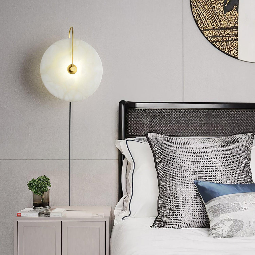 Lampada da parete LED Alabastro Plug-In
