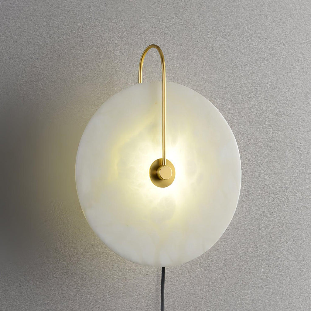 Lampada da parete LED Alabastro Plug-In