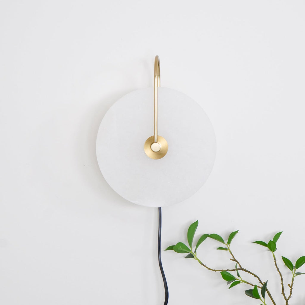 Lampada da parete LED Alabastro Plug-In