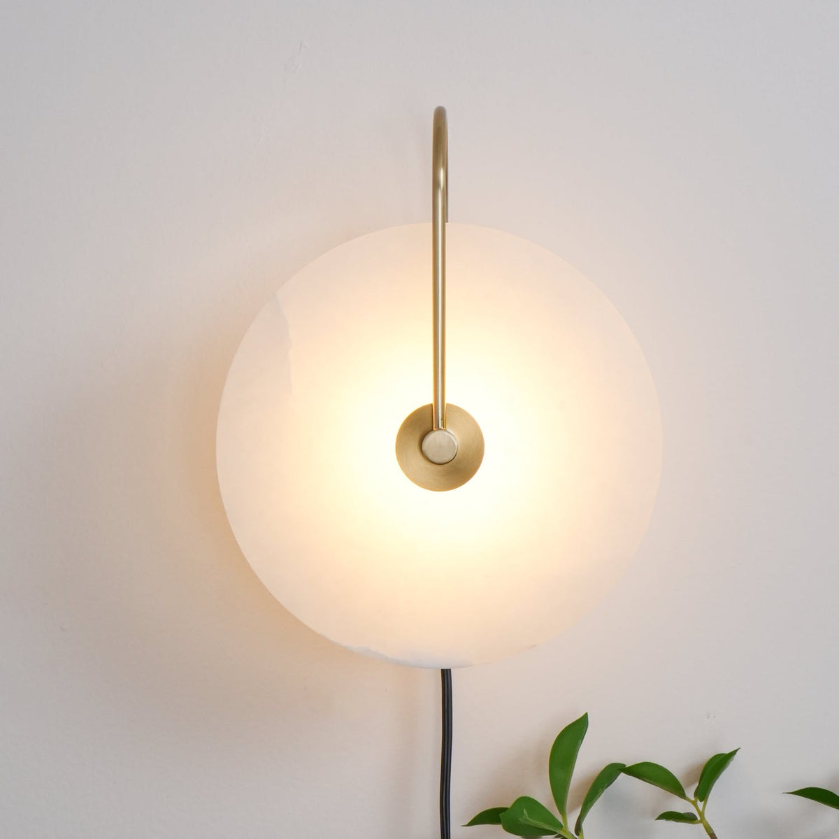Lampada da parete LED Alabastro Plug-In