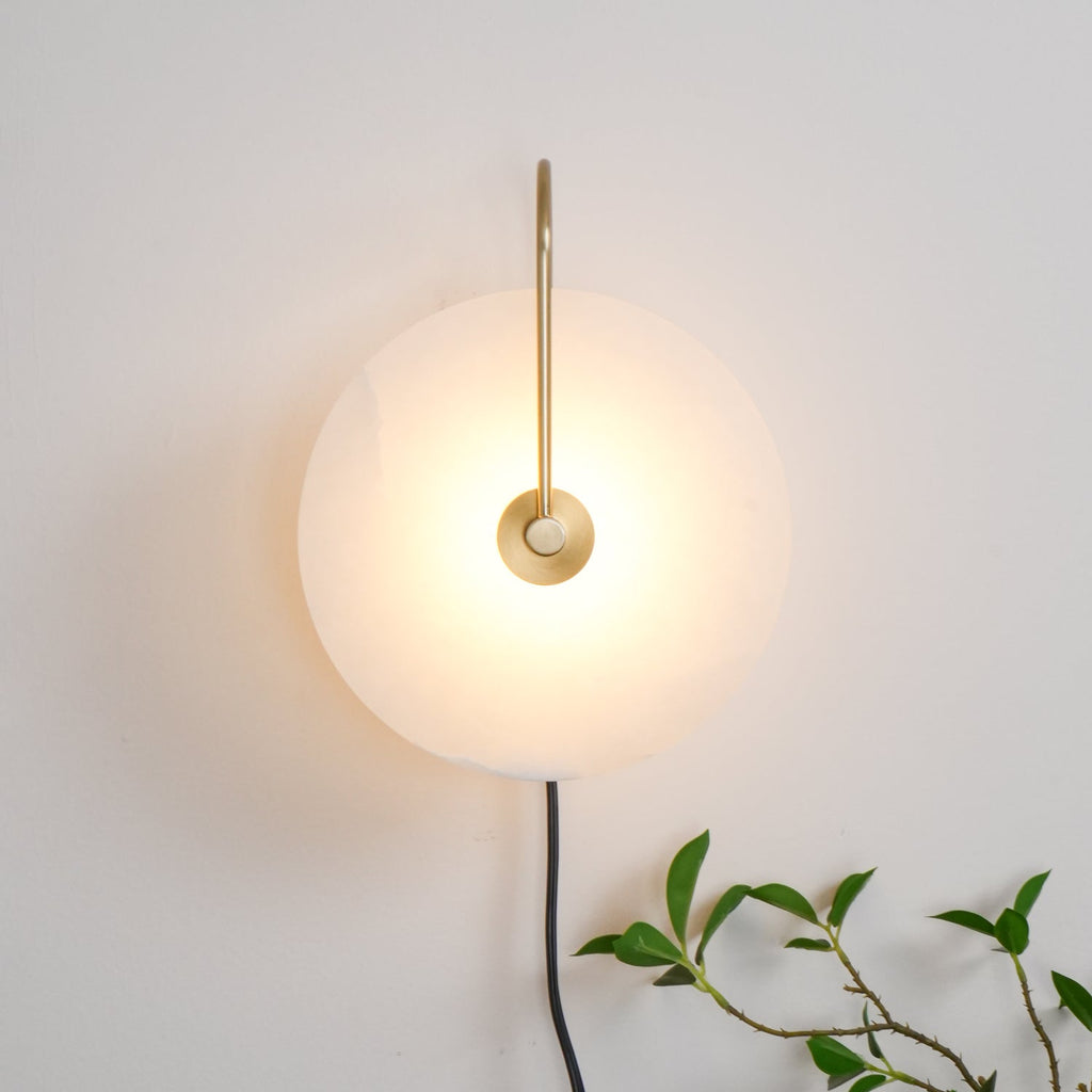 Lampada da parete LED Alabastro Plug-In