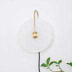Lampada da parete LED Alabastro Plug-In