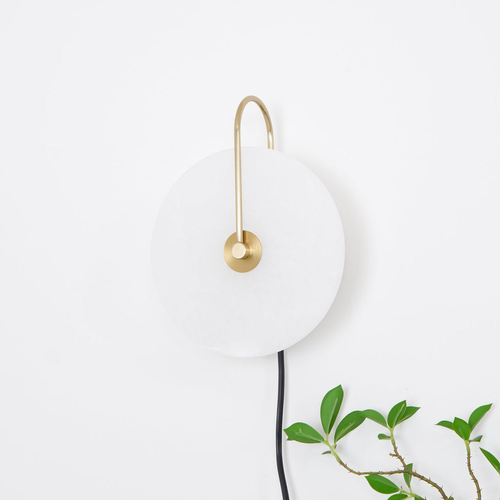 Lampada da parete LED Alabastro Plug-In