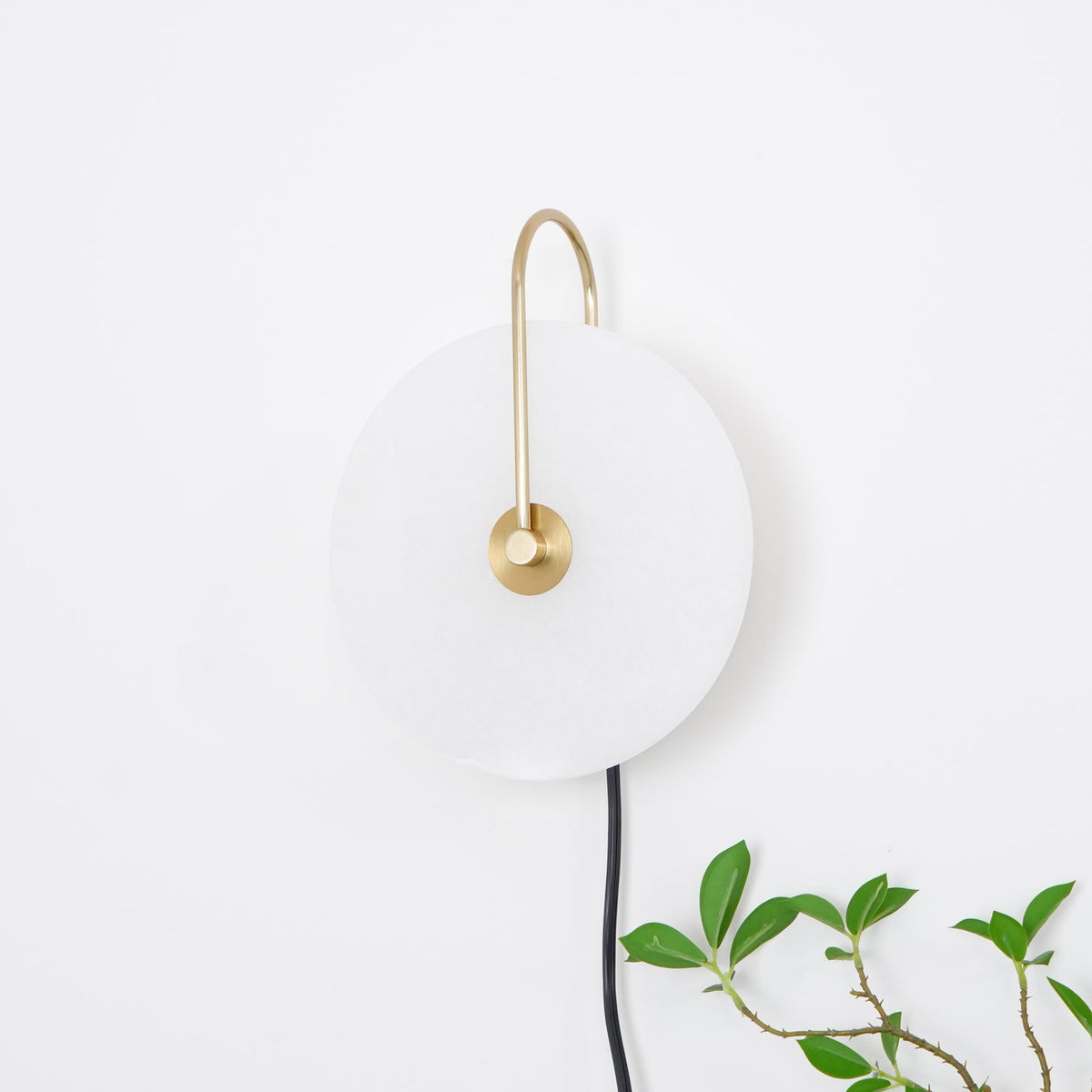 Lampada da parete LED Alabastro Plug-In
