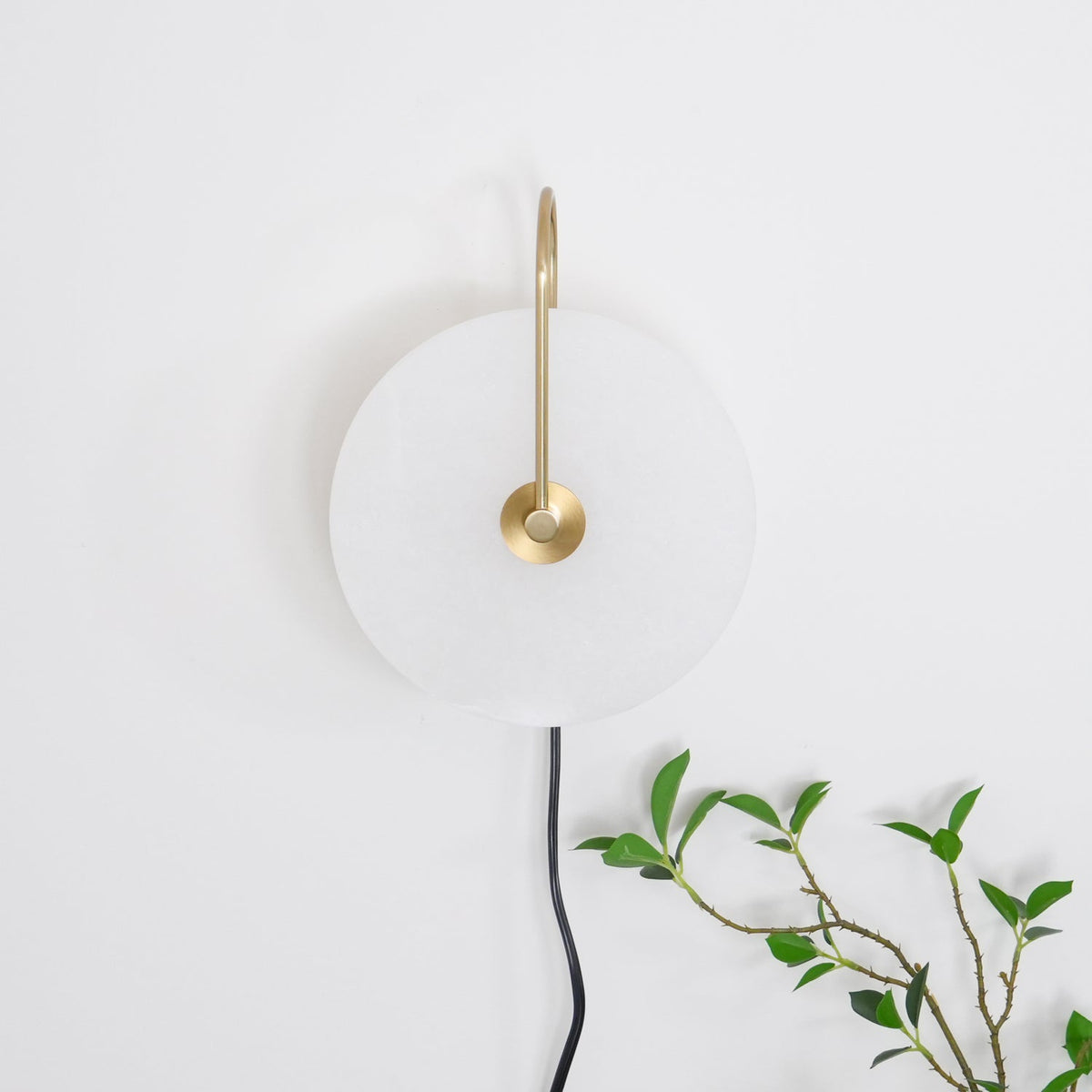 Lampada da parete LED Alabastro Plug-In