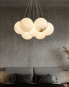 Lampadario Lunare in Alabastro