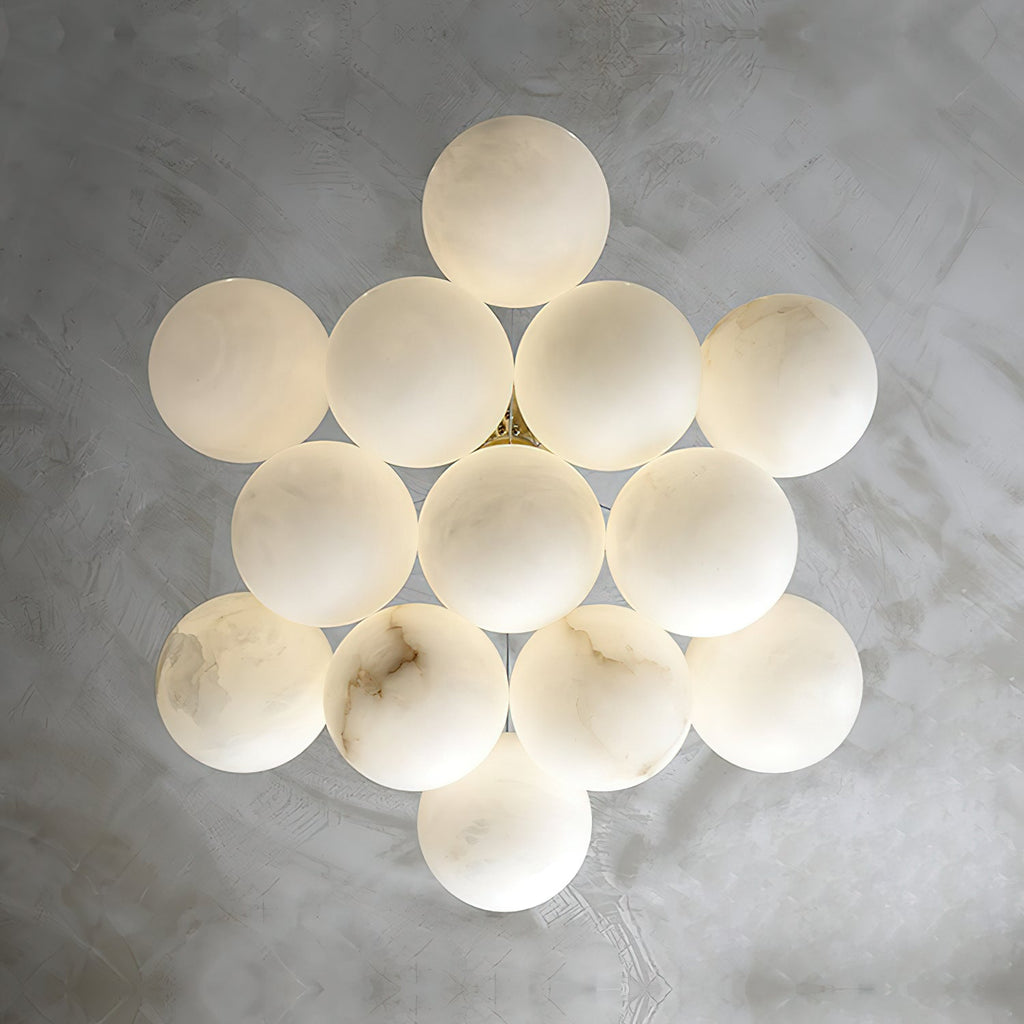 Lampadario Lunare in Alabastro