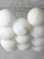 Lampadario Lunare in Alabastro
