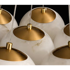 Lampadario Lunare in Alabastro