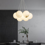 Lampadario Lunare in Alabastro
