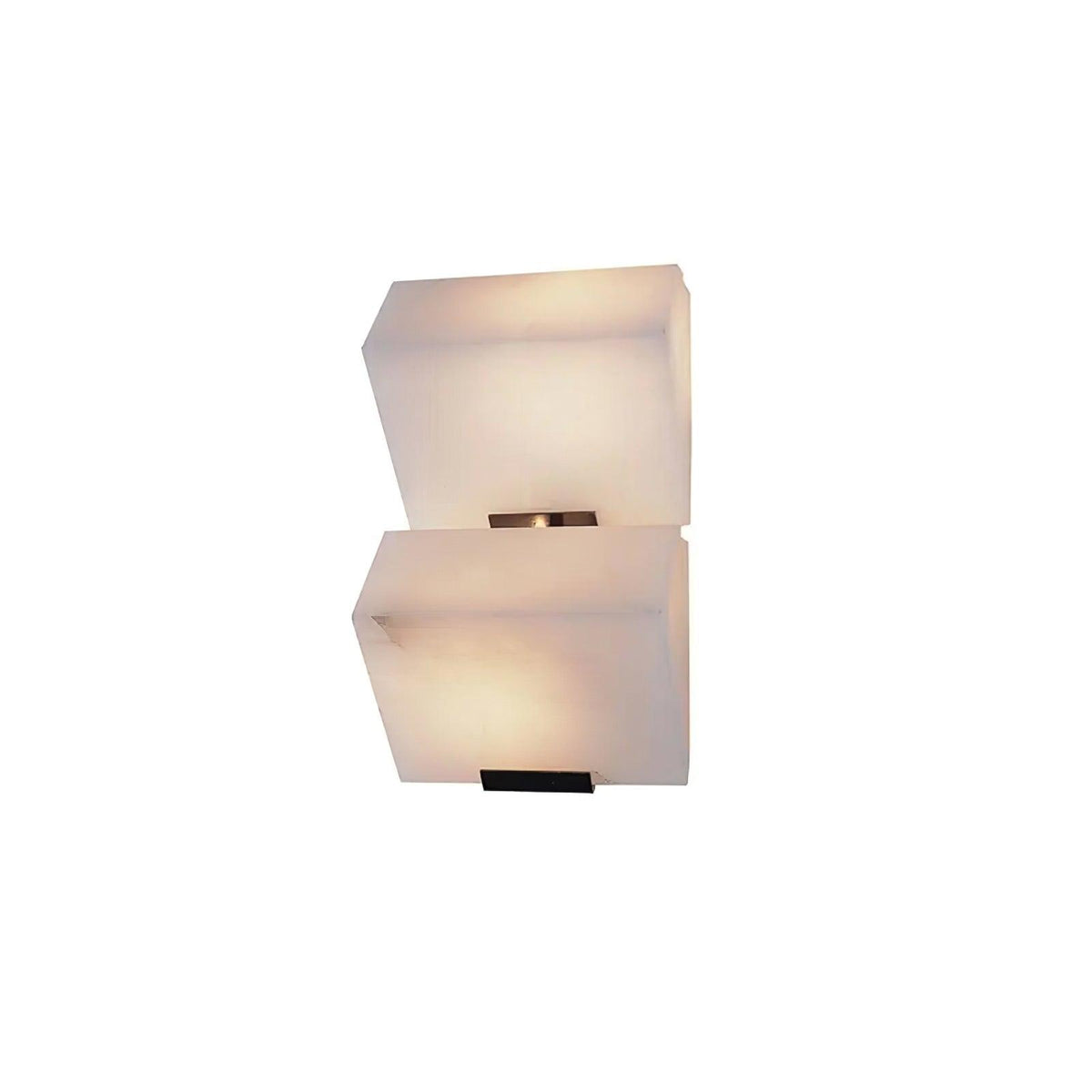 Lampada da parete a gradini in alabastro