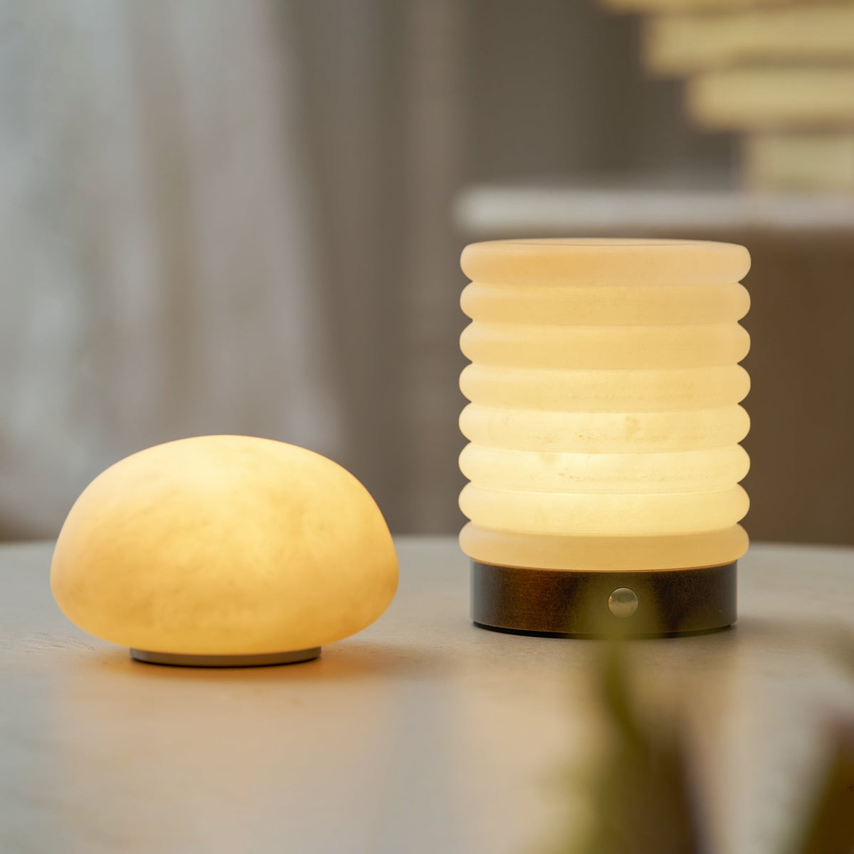 Lampada Portatile Petite in Alabastro (Batteria Integrata)