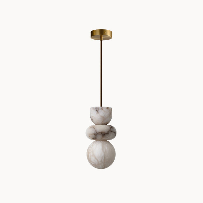 Lampada a sospensione in Alabastro Rauduvyn Modern Totem