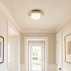 Alaey Modern Travertine Natural Stone Ceiling Light