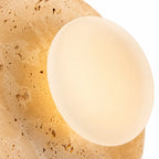 Alaey Modern Travertine Natural Stone Ceiling Light