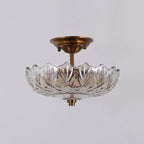 Lampada da soffitto Alaina in vetro
