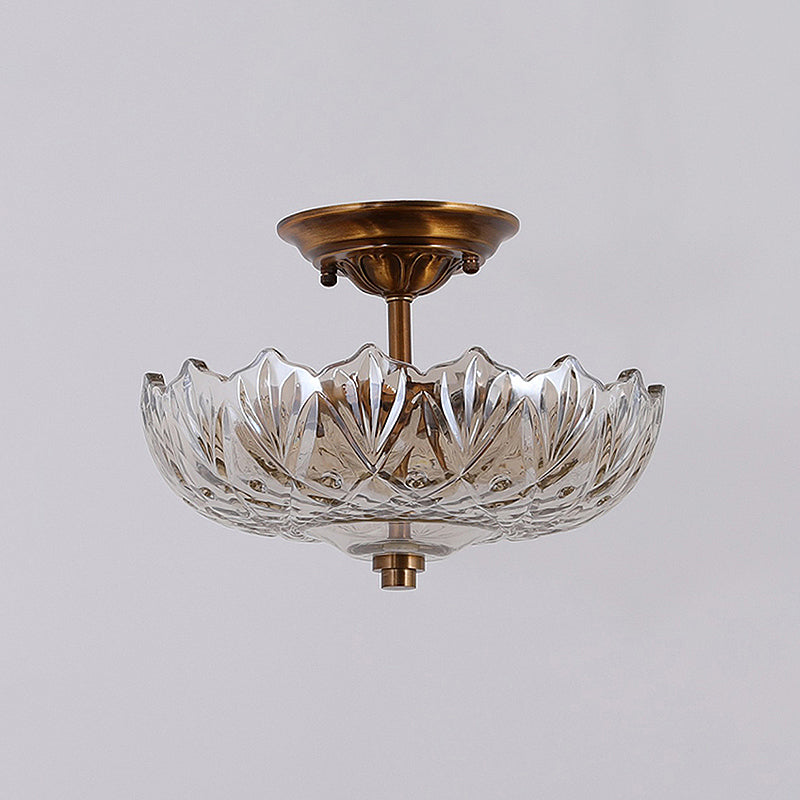 Lampada da soffitto Alaina in vetro
