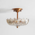 Lampada da soffitto Alaina in vetro