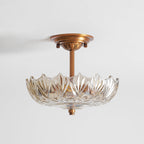 Lampada da soffitto Alaina in vetro