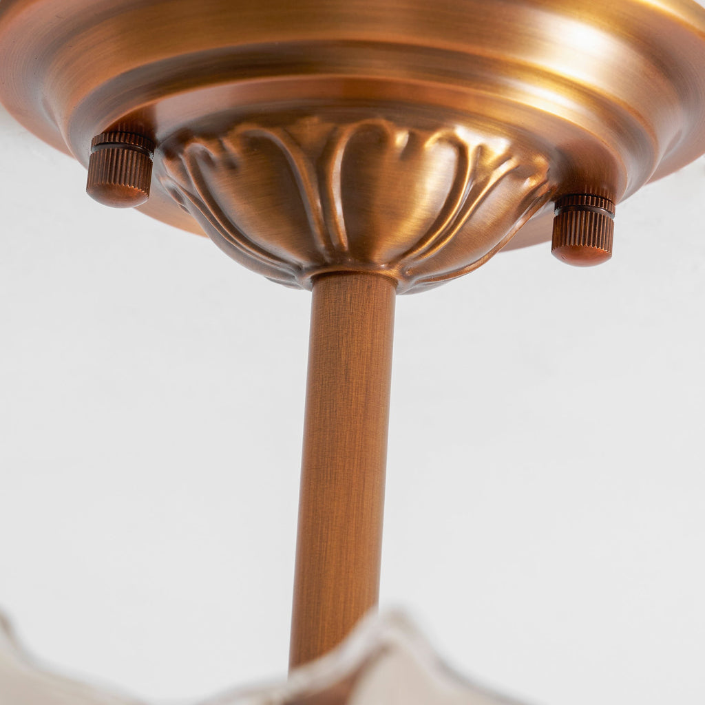 Lampada da soffitto Alaina in vetro