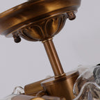 Lampada da soffitto Alaina in vetro