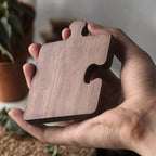 Sottobicchieri Puzzle in Noce Alderon