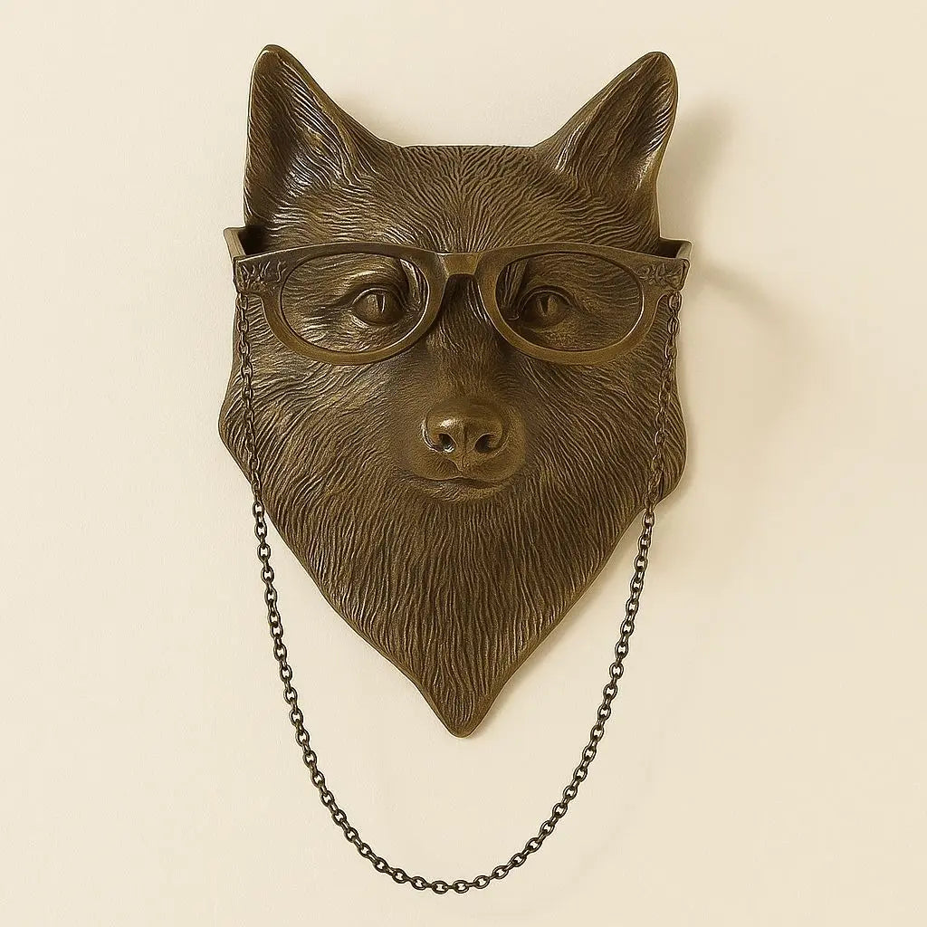Decorazione da parete in bronzo animale Aldric