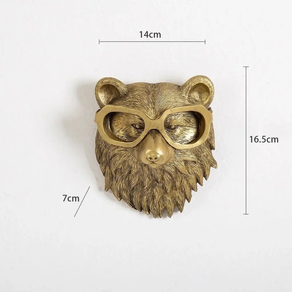 Decorazione da parete in bronzo animale Aldric