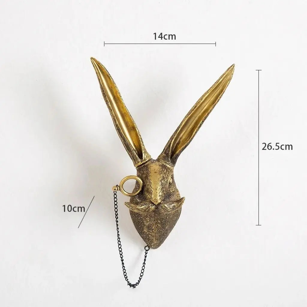 Decorazione da parete in bronzo animale Aldric