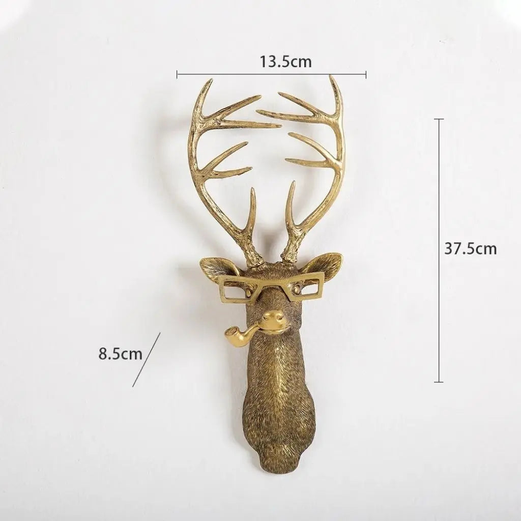 Decorazione da parete in bronzo animale Aldric
