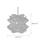 Lampadario in Rattan Alondra