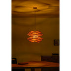 Lampadario in Rattan Alondra