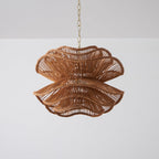 Lampadario in Rattan Alondra