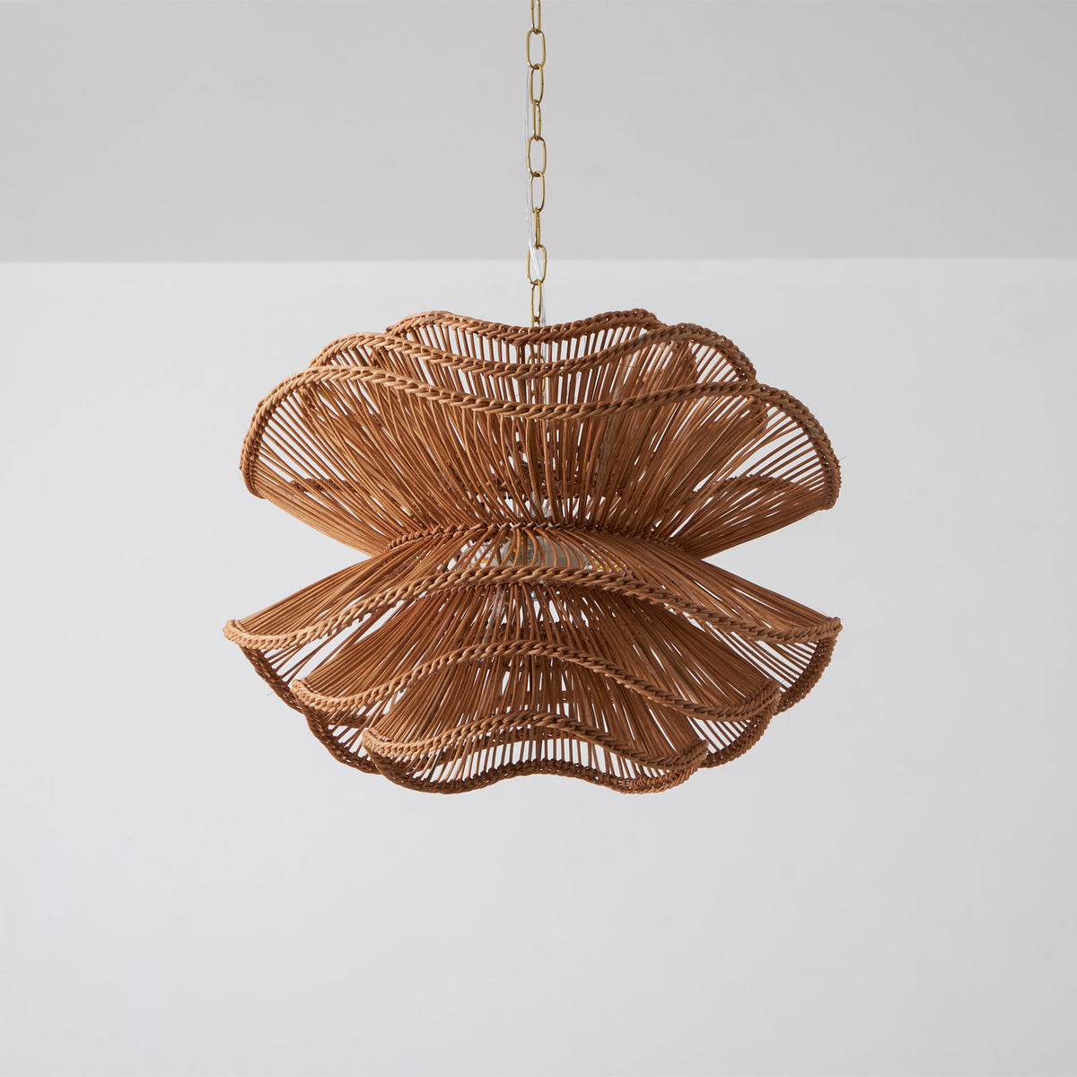 Lampadario in Rattan Alondra