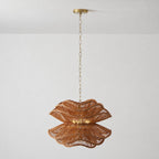 Lampadario in Rattan Alondra