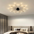 Altisor Lampada da soffitto – LED – Nero/Oro – 20–42 punti luce – Design moderno, dimmerabile per soggiorno