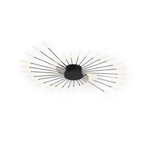 Altisor Lampada da soffitto – LED – Nero/Oro – 20–42 punti luce – Design moderno, dimmerabile per soggiorno