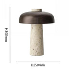 Alto Lampada da Tavolo – Travertino – Beige – Minimalista – 20W – Illuminazione Elegante per Ambienti